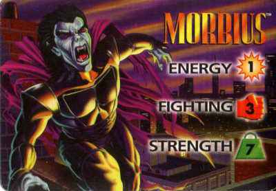 Morbius 3-Grid Character Card